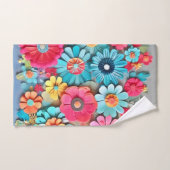 Papier coloré Art Floral (Serviette à main)