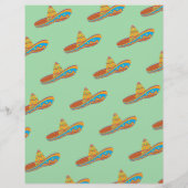 Papier Coloré mexicain Fiesta Baby shower Question Jeu (Dos)