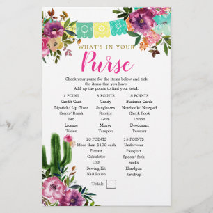 Papier Coloré mexicain Taco sur l'amour Jeu de bourse