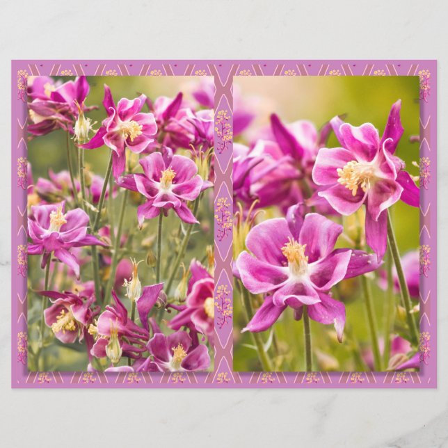 Papier Columbines Diptyque (Devant)
