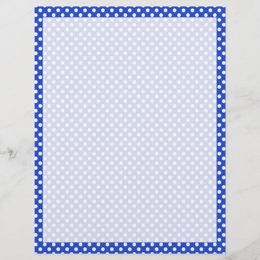Papier Combinaison de points royaux bleus par STaylor (Devant)