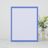 Papier Combinaison de points royaux bleus par STaylor (Debout devant)
