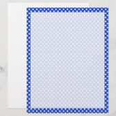 Papier Combinaison de points royaux bleus par STaylor (Devant / Derrière)