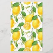 Papier Comment Connaissez-Vous la Mariée - Citron (Dos)