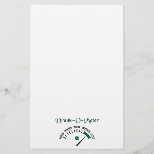 Papier Compteur ivre (Devant)