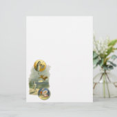 Papier Comptine vintage de Mère l'Oie Hey Diddle (Debout devant)