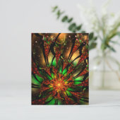 Papier Conception Abstraite des fleurs fractales. (Debout devant)