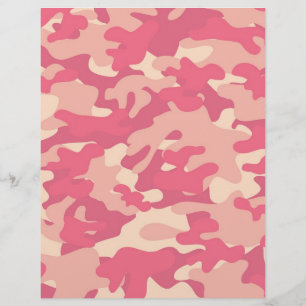 Papier Conception Camo Rose
