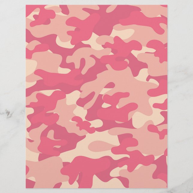 Papier Conception Camo Rose (Devant)