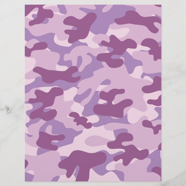 Papier Conception Camo violet (Devant)