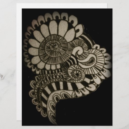 Papier Conception circulaire (Devant / Derrière)