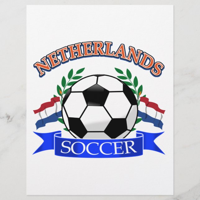 Papier Conception de balles de football Pays-Bas (Devant)