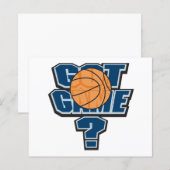Papier conception de basketball (Devant / Derrière)