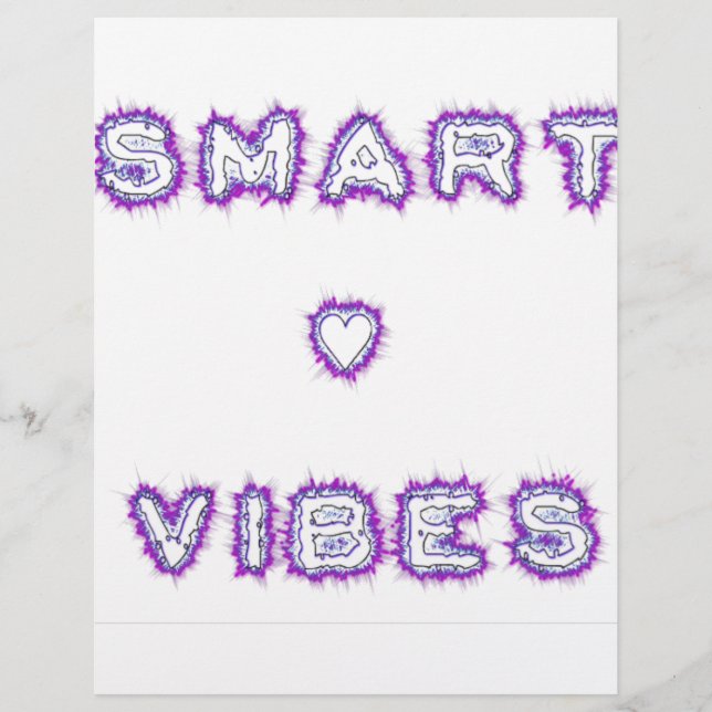 Papier Conception de l'art texte de devis Smart Vibes (Devant)
