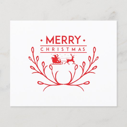 Papier Conception de Noël avec renne (Devant)