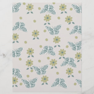 Papier Conception de papillon vert 