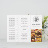 Papier Conception de plats à emporter pour restaurant | M (Debout devant)