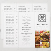 Papier Conception de plats à emporter pour restaurant | M (Devant / Derrière)