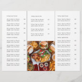 Papier Conception de plats à emporter pour restaurant | M (Dos)