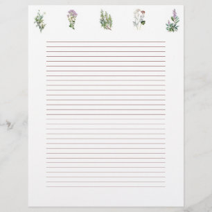 Papier Conception d'herbes