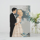 Papier Conception élégante et intemporelle des Faire-part (Debout devant)