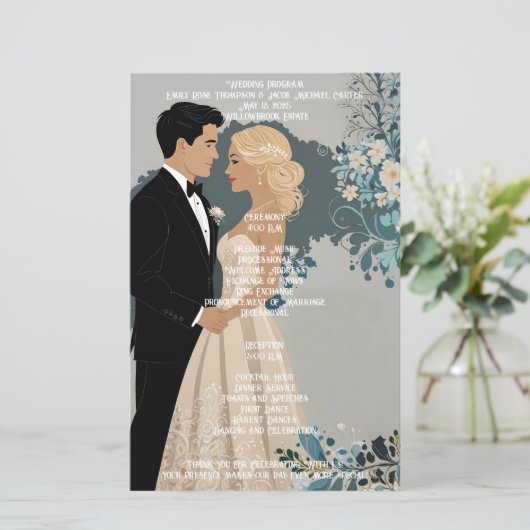 Papier Conception élégante et intemporelle des Faire-part (Debout devant)