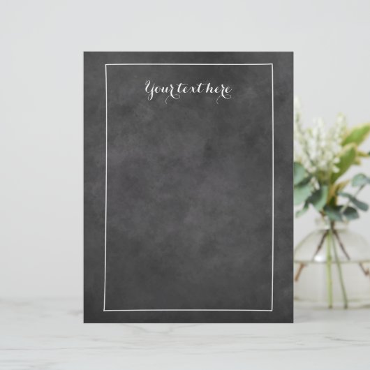 Papier Conception en papier-mariage Chalkboard avec bordu (Debout devant)