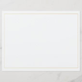 Papier Conception Moderne de Certificat de Réussite en Or (Dos)