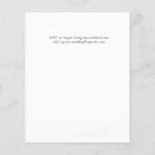 Papier Concevez votre propre Faire-part de mariage Ajoute (Dos)