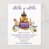 Papier Concours de costumes pour enfants d'Halloween, fri (Devant)