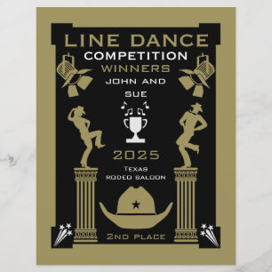 Papier Concours de danse américaine