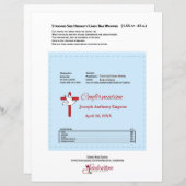 Papier Confirmation Chocolat Barre à sucreries Wrapper Cr (Devant / Derrière)