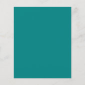 Papier Confirmation du budget Turquoise Arc Faux Gold Inv (Dos)