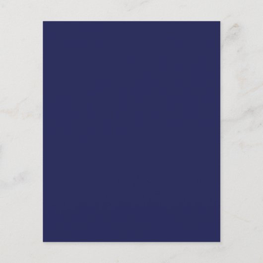 Papier Confirmation eucalyptus vert invitation bleue (Dos)