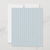 Papier Confirmation Garçon Budget Simple Blue Cross (Dos)