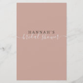 Papier Connaissez-vous bien le jeu de Fête des mariées de (Dos)