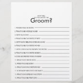 Papier Connaissez-vous bien le jeu de Fête des mariées Gr (Devant)