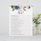 Papier Connaissez-vous bien le jeu de la Fête des mariées (Debout devant)