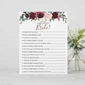 Papier Connaissez-vous bien le jeu de la Fête des mariées (Debout devant)