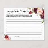 Papier Conseil capsule temps couple douche anglais espagn (Dos)