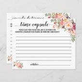 Papier Conseil capsule temps couple douche anglais espagn (Devant / Derrière)