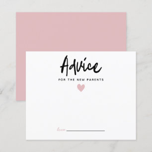 Papier Conseil de coeur rose moderne pour les nouveaux pa