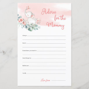 Papier Conseil Eucalyptus Eléphant Fille Mignonne Pour La