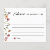 Papier Conseil fleur sauvage Pour Bébé Pour Les Parents À (Devant)