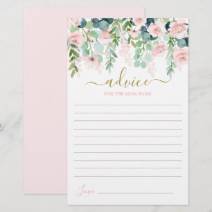 Papier Conseil floral rose Whimsical pour la maman à être