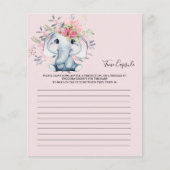 Papier Conseil pour la fête baby shower Jeu (Devant)