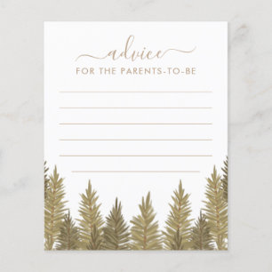 Papier Conseil pour les parents Baby shower de bois jeu