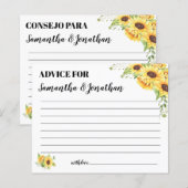 Papier Conseil pour une douche en couple heureux anglais  (Devant / Derrière)