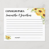 Papier Conseil pour une douche en couple heureux anglais  (Dos)