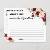 Papier Conseil pour une douche en couple heureux anglais  (Devant / Derrière)